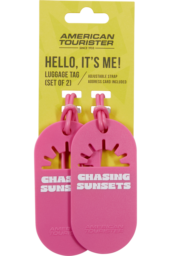 Fun Tags Luggage Tag &ndash; Set of 2 pcs | American Tourister American Tourist. Ta Luggage Tag X2 Fun  Chasing Sunsets