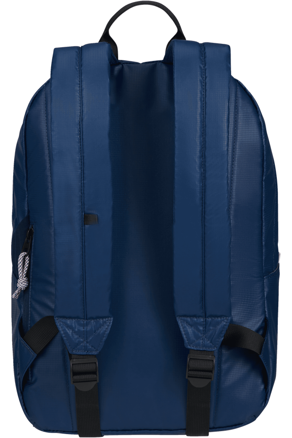 Backpack with zip against back top