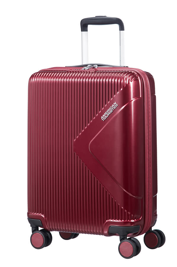 american tourister spinner 55cm red