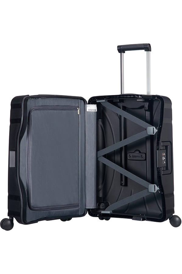 american tourister lock n roll spinner 55cm