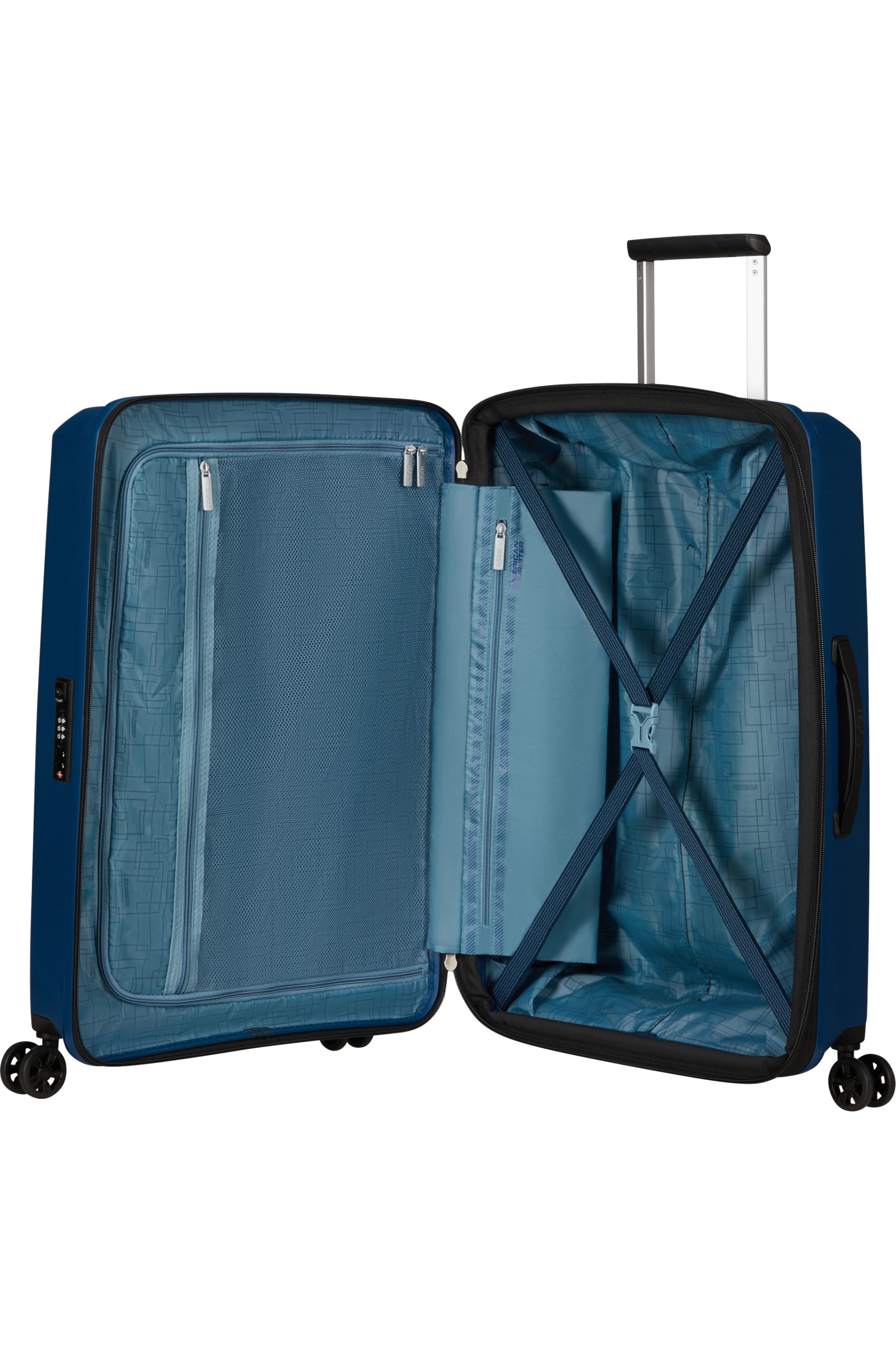 American Tourister Aerostep Spinner 67/24 Exp Tsa 67cm Navy Blue