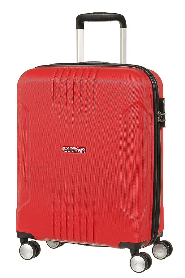 american tourister spinner 55cm red
