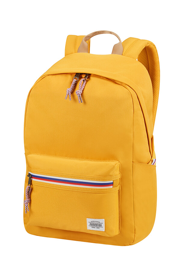 American tourister yellow backpack