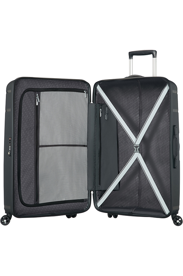 american tourister skytracer spinner review