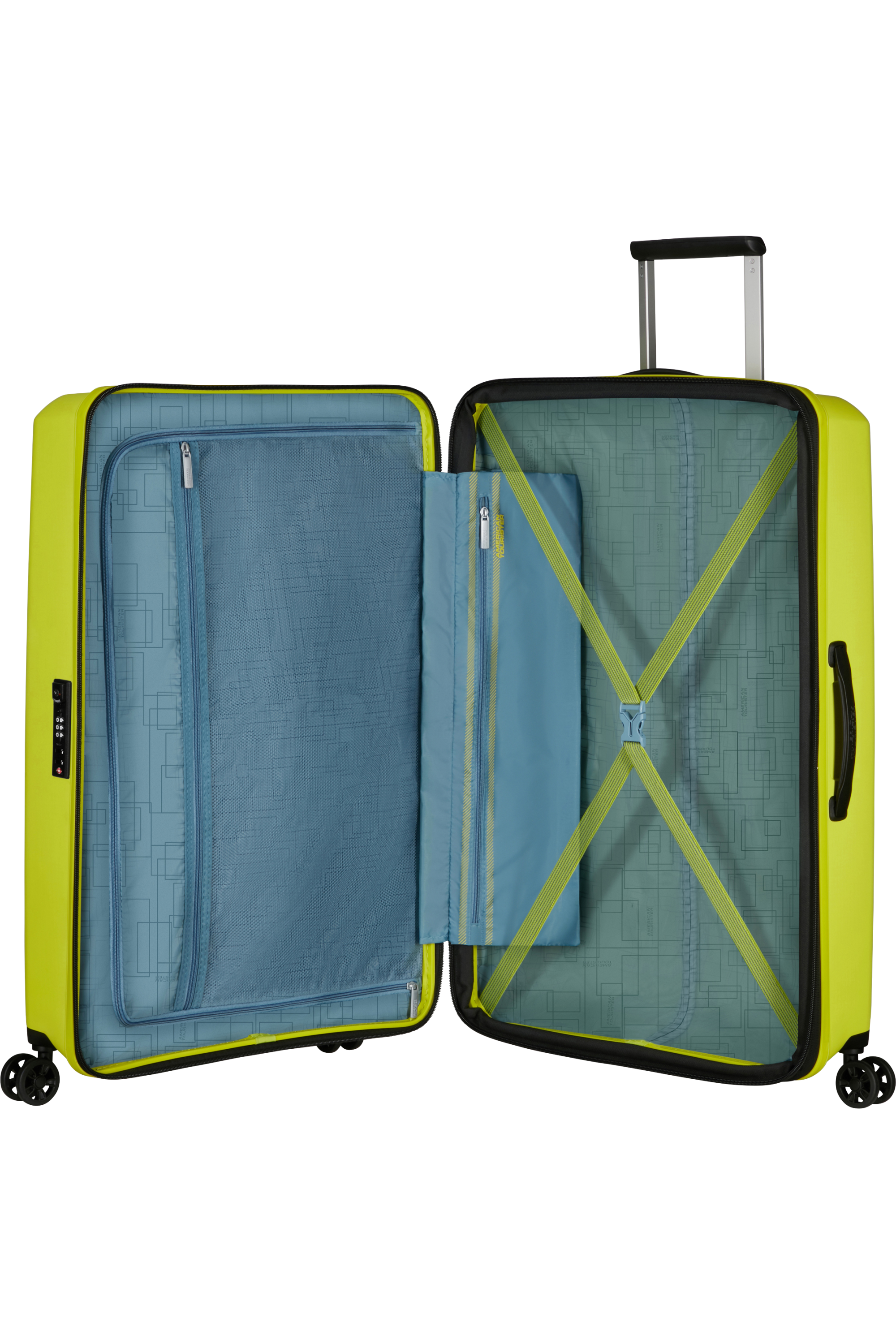 American Tourister Aerostep Spinner 77/28 Exp Tsa 77cm Light Lime