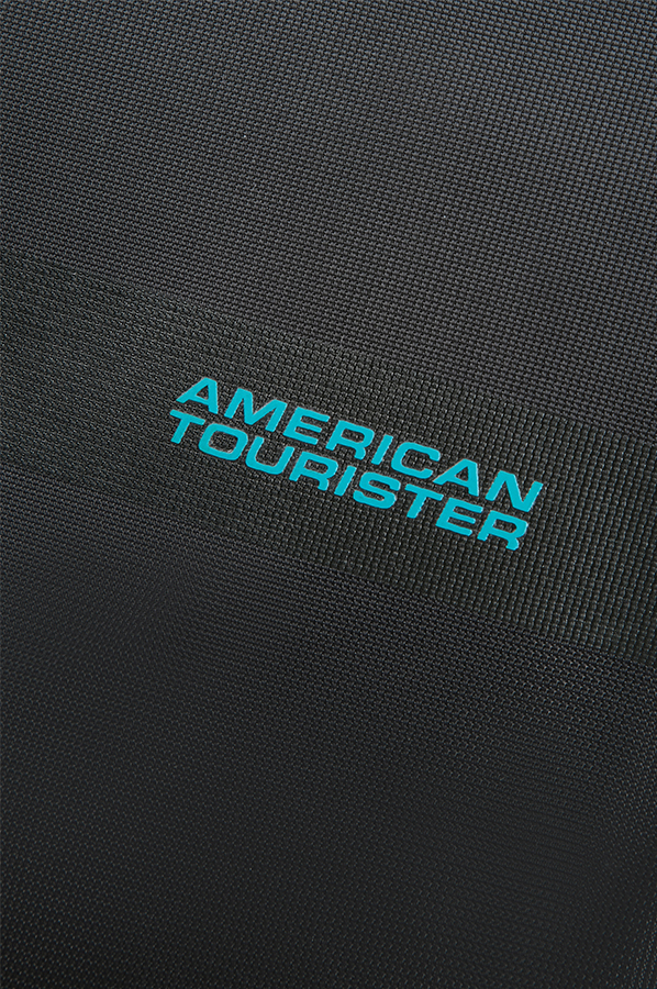 american tourister herolite super light spinner 55 expandable volcanic black